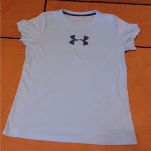 Under Armour Light Blue Women's Jersey Top